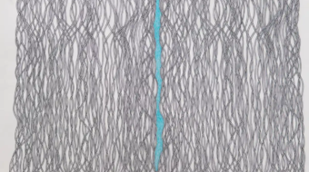 Martha Artaza - Obra sin Título Microfibras sobre papel vegetal 45 x 65 cm 2026